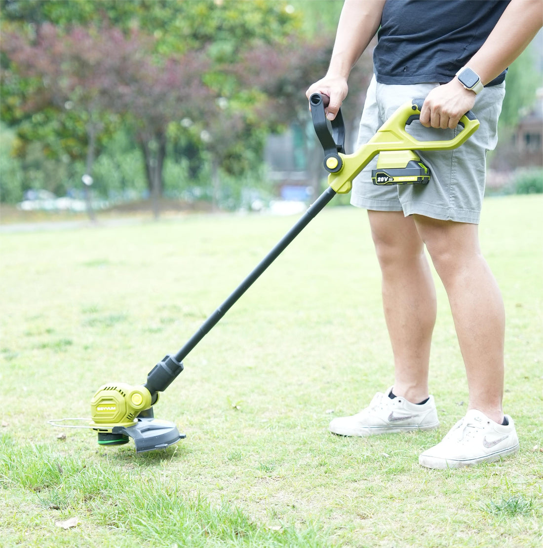 SEYVUM String Trimmer - Powerful and Convenient Cordless Weed Wacker
