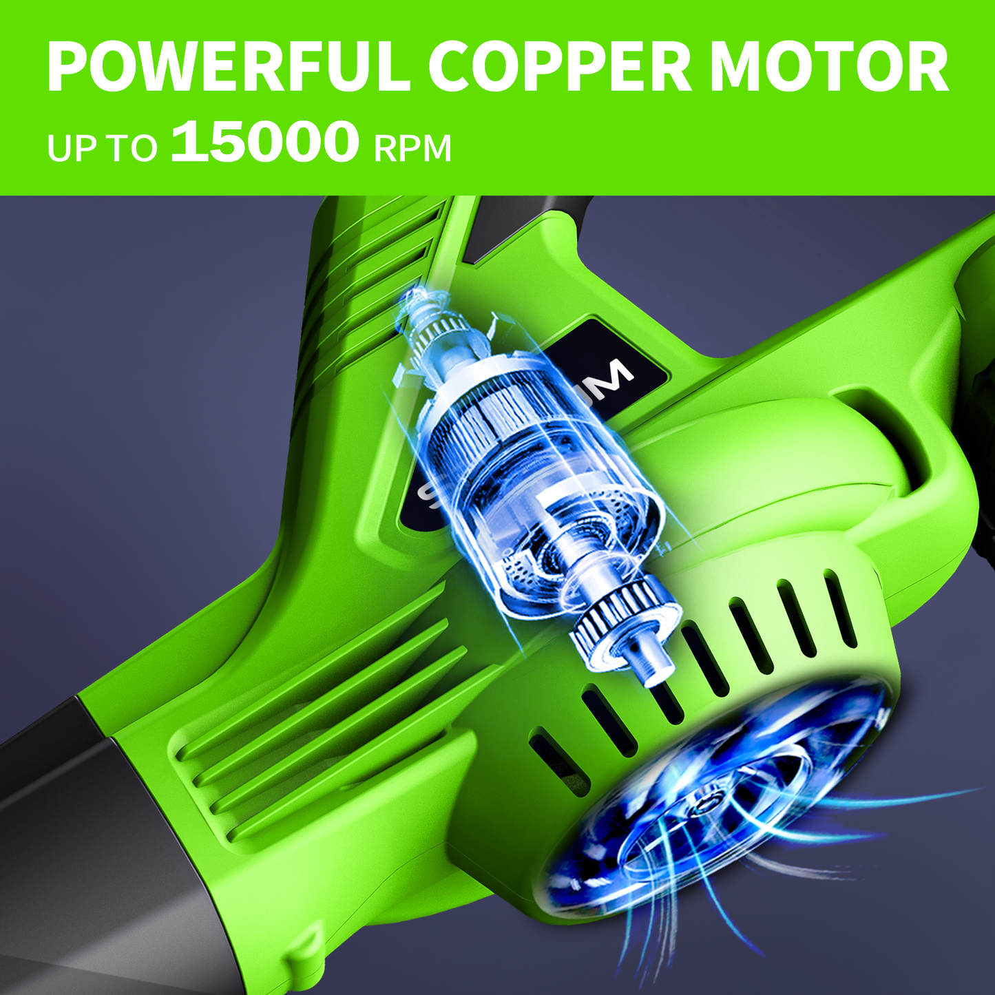 SEYVUM 20V Cordless Leaf Blower with two Batteries and Charger, 150MPH 320CFM Electric Leaf Blower for Lawn Care, Patio, Garden Cleaning, Lightweight