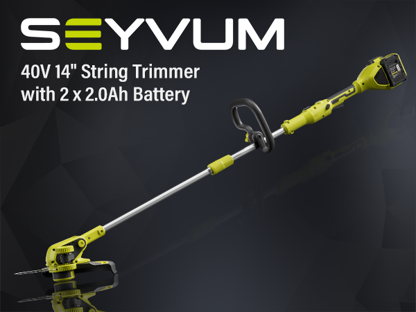 SEYVUM 40v Cordless String Trimmer