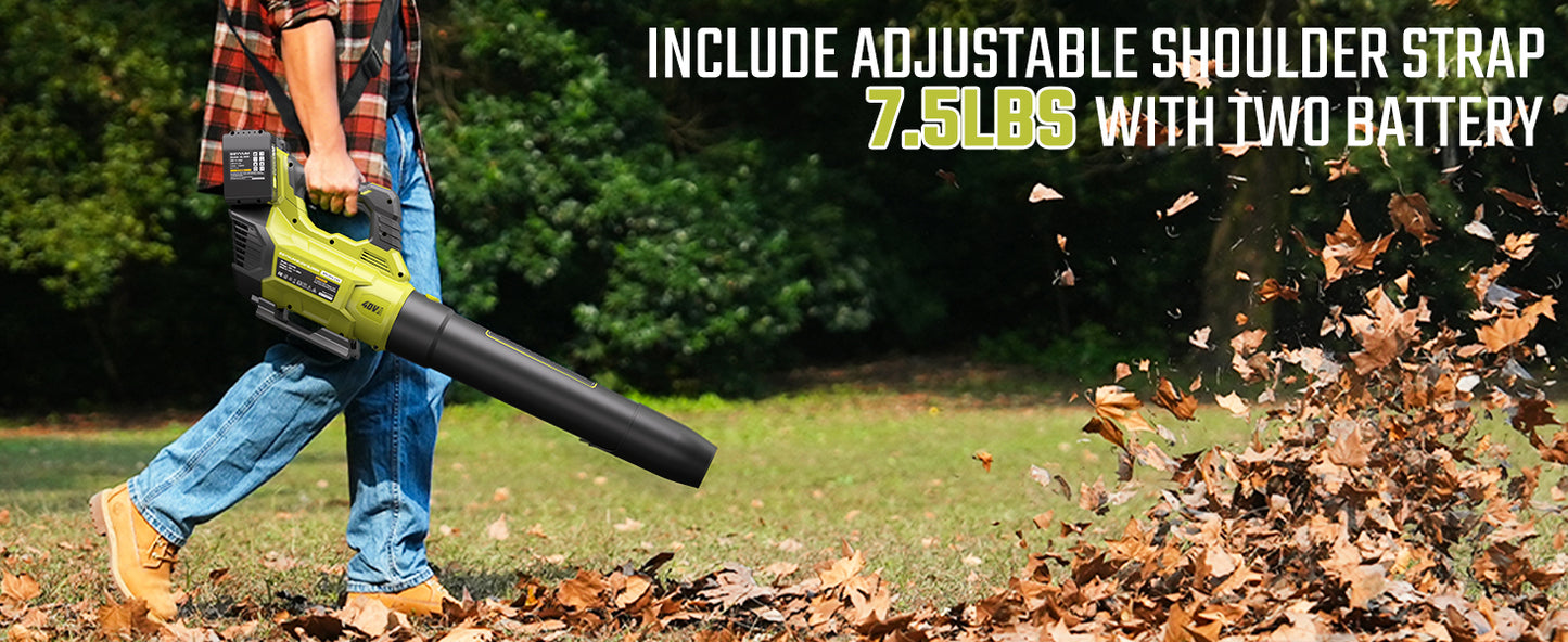 SEYVUM Leaf Blower Cordless 40V 8192