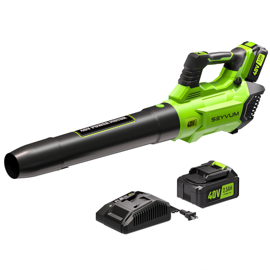 SEYVUM 40V Leaf Blower Cordless - 600CFM