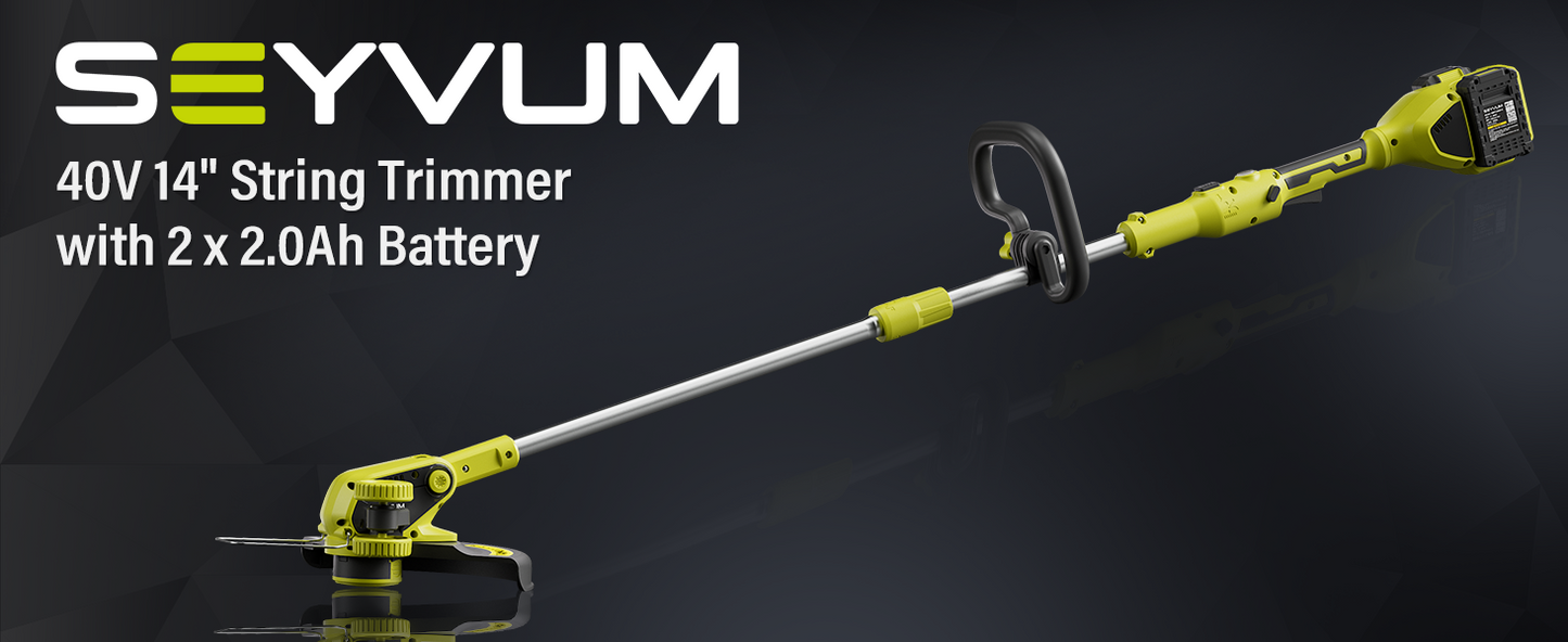 SEYVUM 40v Cordless String Trimmer
