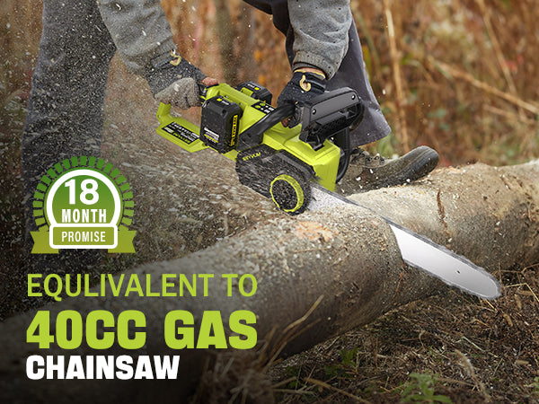 SEYVUM 40V Chainsaw Cordless 16 Inch, Electric Chain Saw with Tool-free Chain Tension, Auto Oiling, Battery Chainsaws with 2 * 4.0Ah Batteries & Charger for Wood/Tree Cutting, Pruning