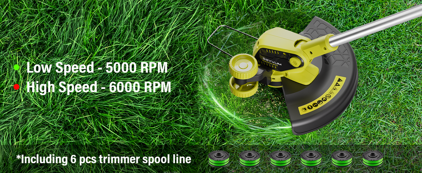 SEYVUM 40v Cordless String Trimmer