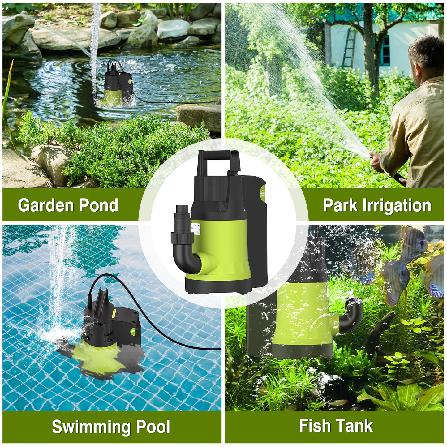 1/2HP Submersible Sump Pump JDP400-Q