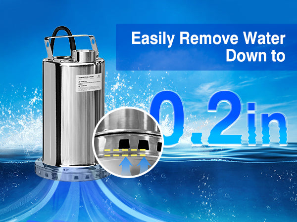 1HP Stainless Submersible  Pump JDP750S-1