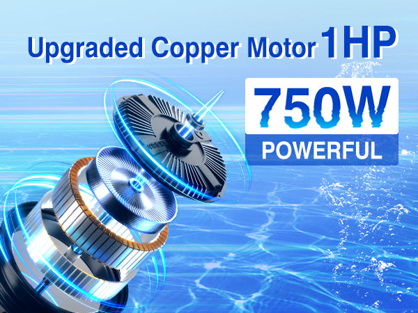 1HP Stainless Submersible  Pump JDP750S-1