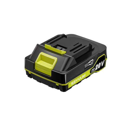 SEYVUM 20V MAX Battery, 2.0Ah Lithium Ion Battery,Compatible with DCBL2006 Leaf Blower Tools