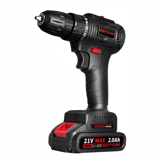 21V Cordless Drill Set 400 In-lb Torque