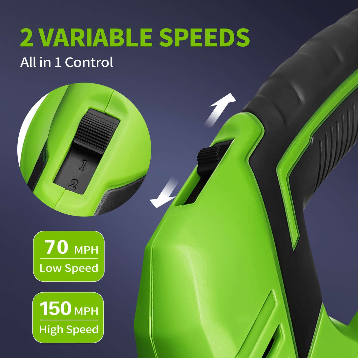8189 1.5AH cordless leaf blower