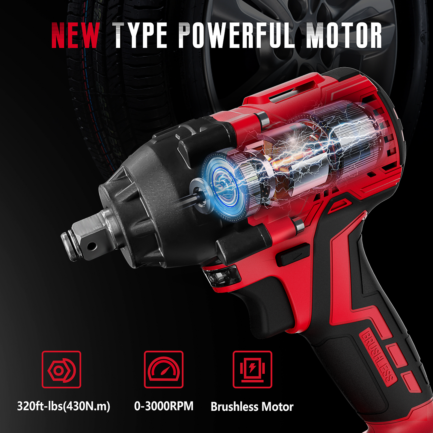 1/2" Cordless Impact Wrench