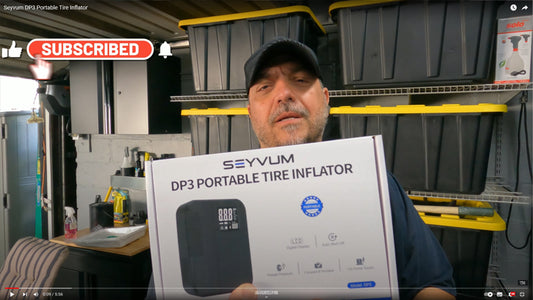 Seyvum DP3 Portable Tire Inflator Review by Mike Life