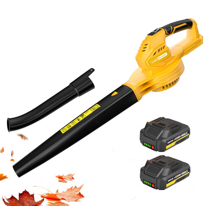 Cordless Leaf Blower - 20V Electric Leaf Blower with 2 X 2.0Ah Batteries and Charger, 3 Speed Mode, Lightweight Battery Powered Leaf Blowers for Lawn Care, Blowing Leaves and Dust, etc.