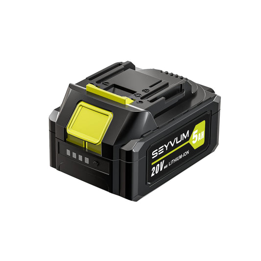 SEYVUM 20V MAX Battery, 5.0Ah Lithium Ion Battery,Compatible with 20V Leaf Blower (LB-8190)