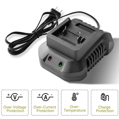 SEYVUM 1.8A Fast Charger,Replacement Charger for LB-8189 and LB-8190 Leaf Blower