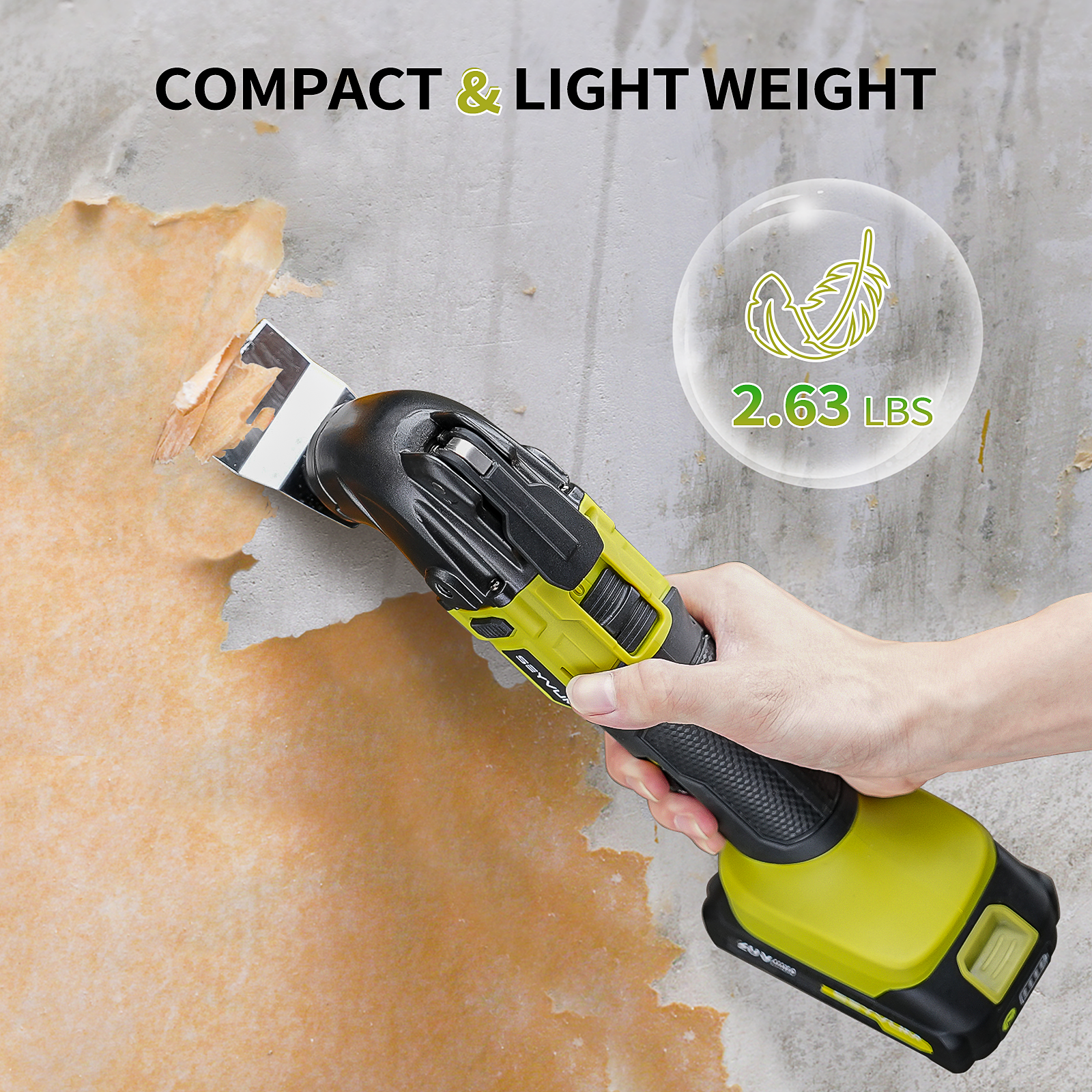Brushless cordless oscillating discount tool